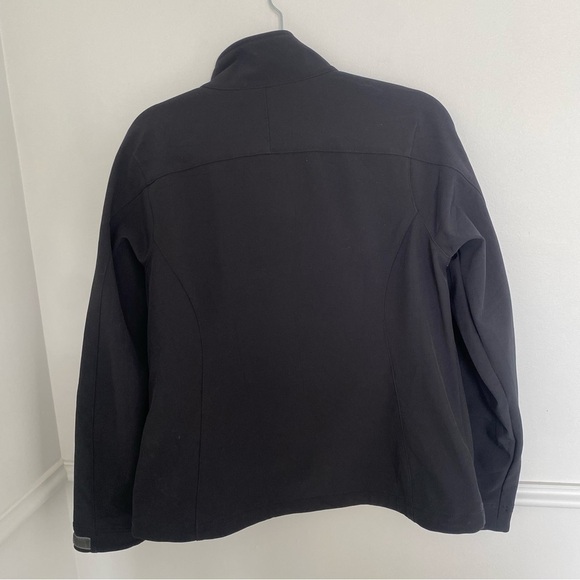 Ll Bean Black Zip Up Functional Waterproof Fleece Lined Jacket Large - Picture 5 of 8